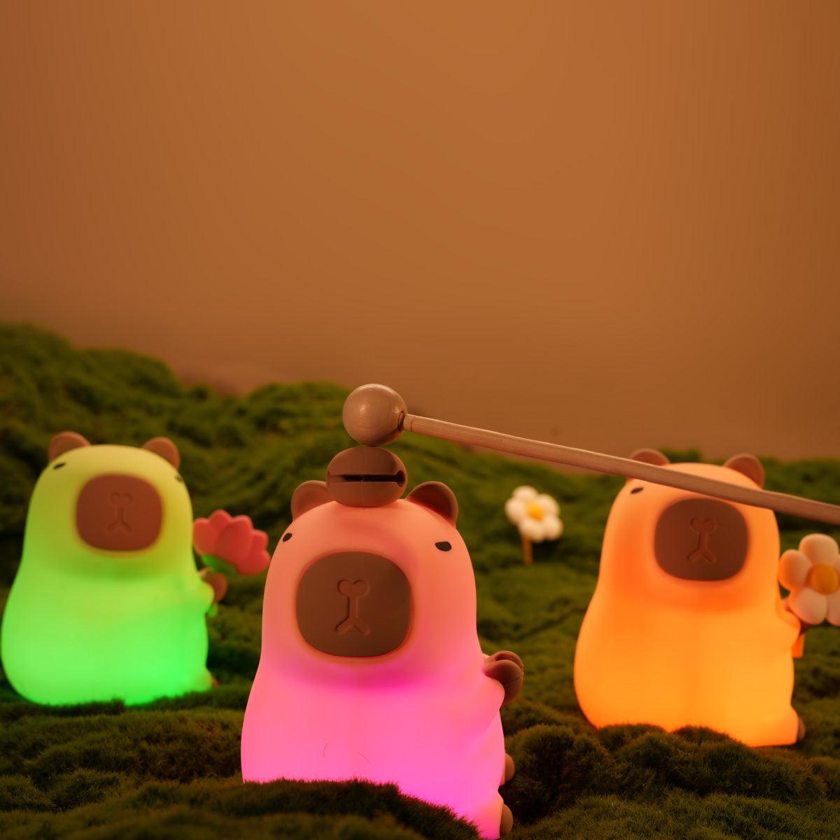 GlowPals - Charmante lampe de nuit animale en bande dessinée