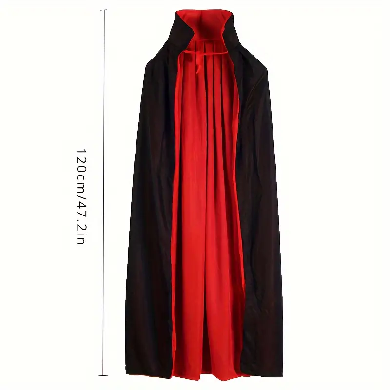 Cape Vampire BloodMoon – Cape d'Halloween noir et rouge