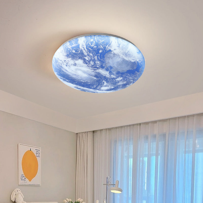 TerraGlow - Luminaire de plafond circulaire inspiré de la terre