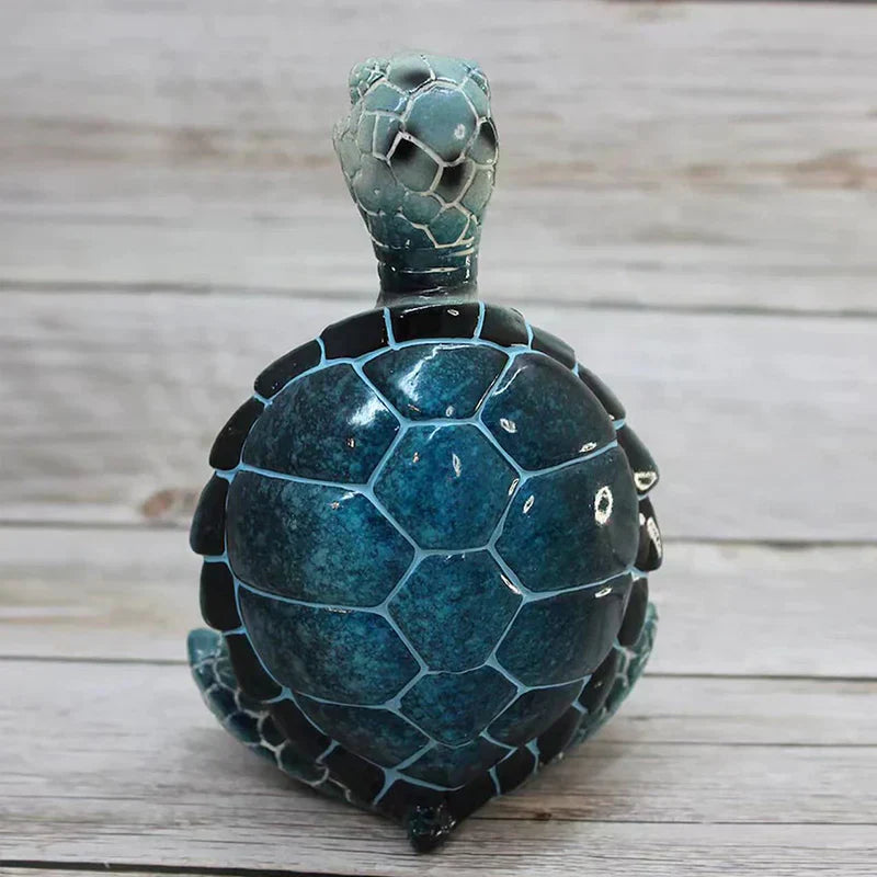 Figurine Décorative Zen Tortue - Design Apaisant avec de Fines Détails