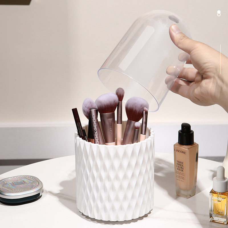 GlamSpin - Brosse de maquillage rotative et organisateur cosmétique