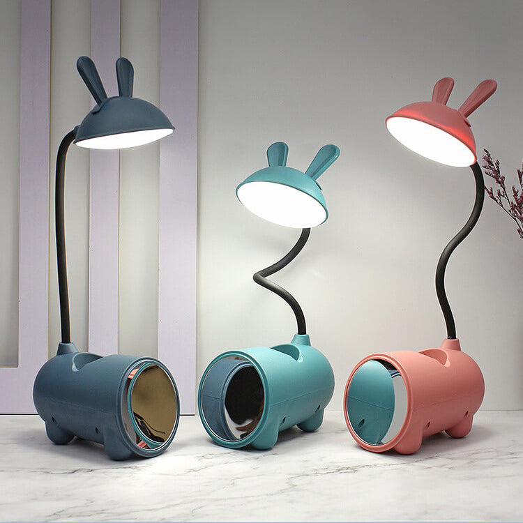 LumiBunny - Lampe de bureau LED avec contrôle tactile et support de stylo