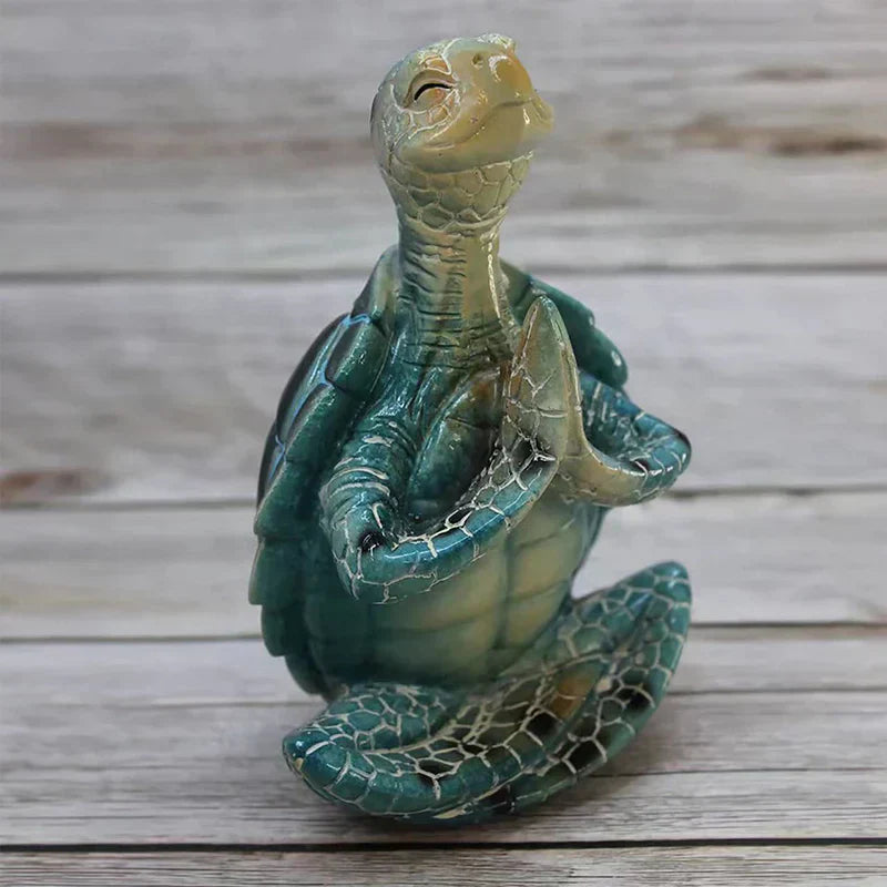 Figurine Décorative Zen Tortue - Design Apaisant avec de Fines Détails