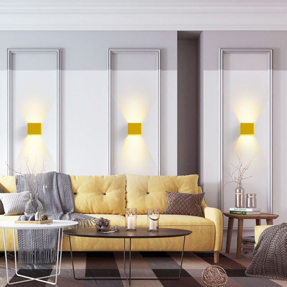 Plafonnier carré au design unique