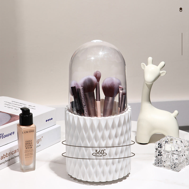 GlamSpin - Brosse de maquillage rotative et organisateur cosmétique