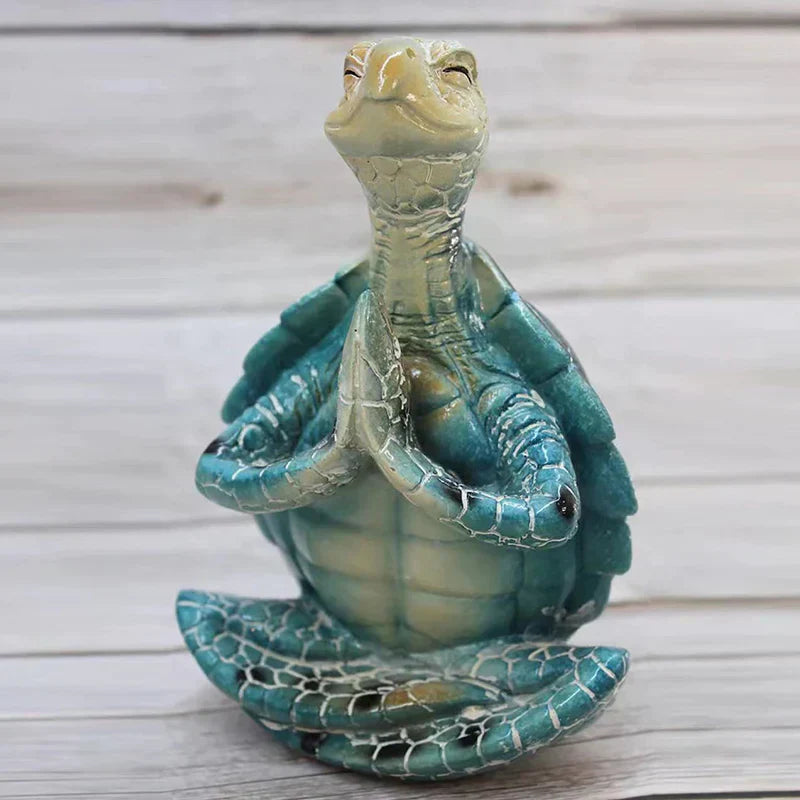 Figurine Décorative Zen Tortue - Design Apaisant avec de Fines Détails