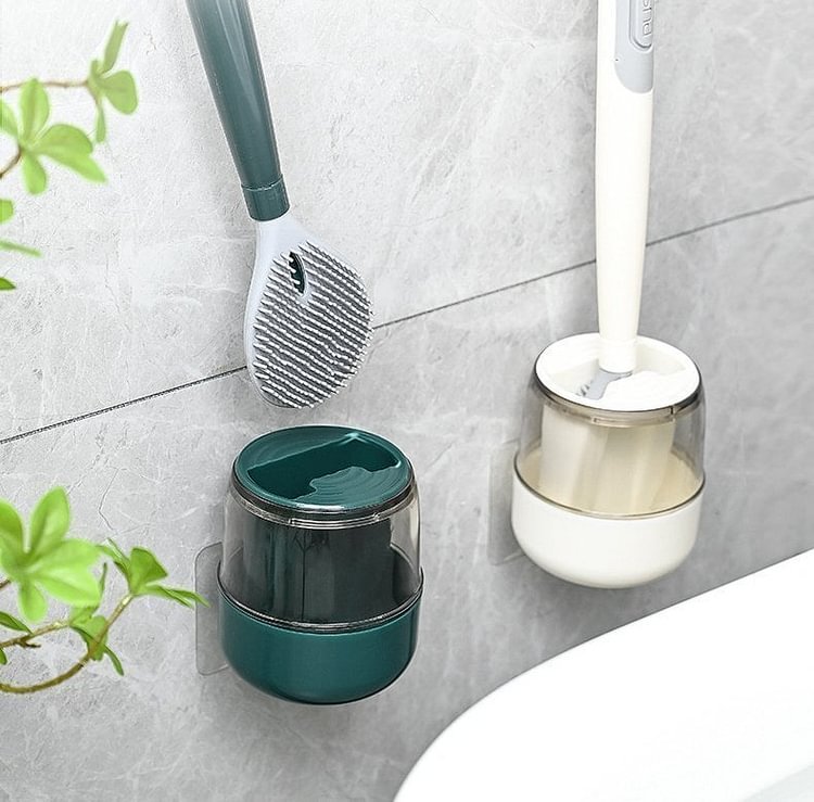 FlexScrub Brosse de Toilette Intelligente avec Brosses Flexibles et Nettoyage Intégré