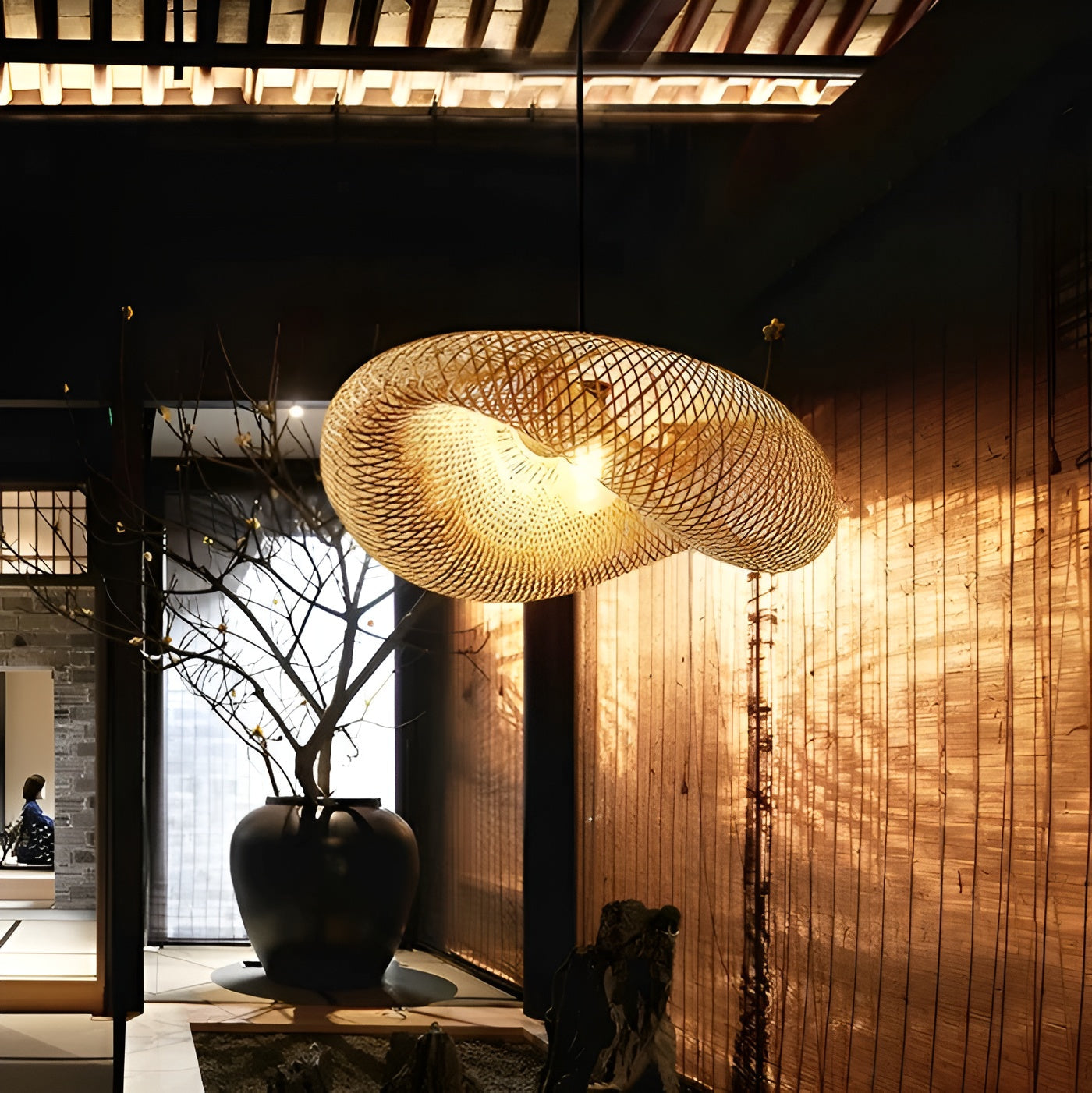 BambooAura - pendentif en bambou inspiré par la nature