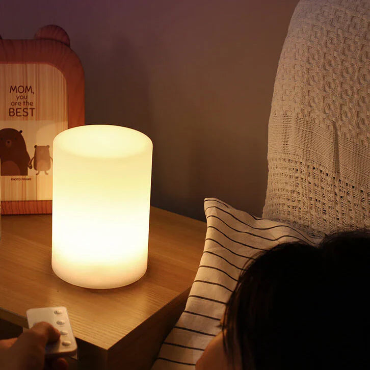 Lampe de Bureau LED GeoLys – Design Géométrique avec Télécommande