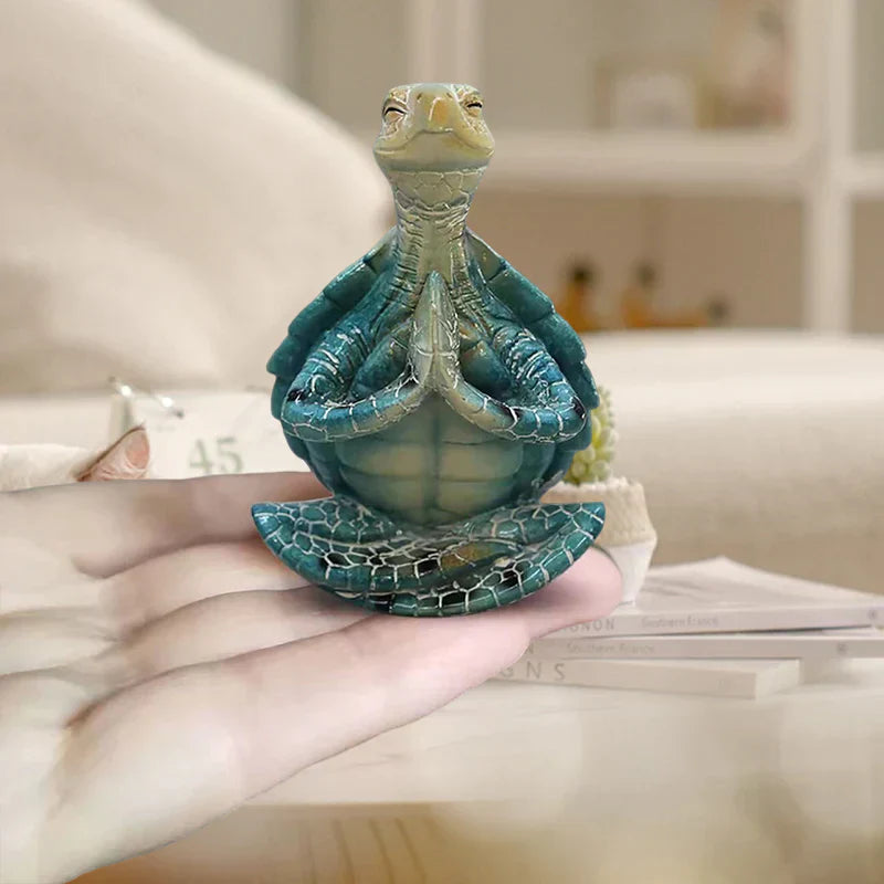 Figurine Décorative Zen Tortue - Design Apaisant avec de Fines Détails