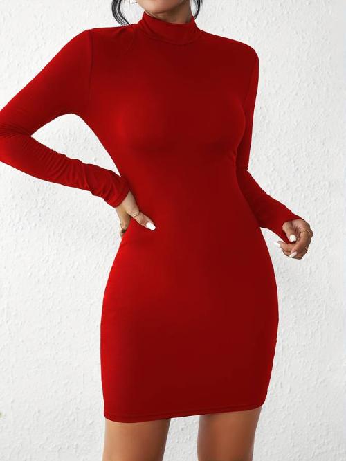Gelisa - Robe bodycon classique avec col roulé