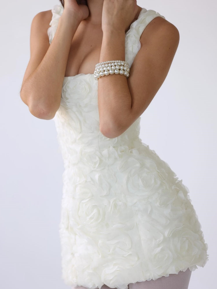 Robe minirobe Isabella avec applications florales