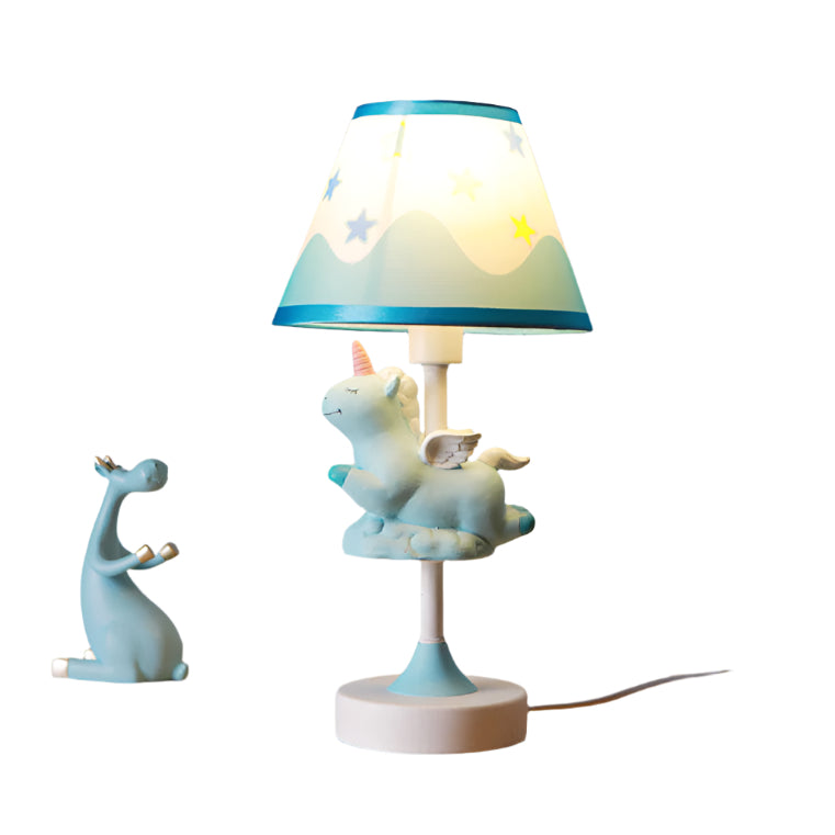 Twinklehorn – Lampe de bureau en tissu en forme d'âne pour les bureaux