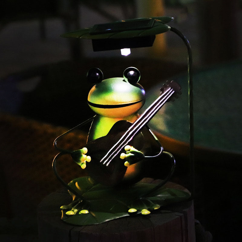 Lampadaire décoratif solaire GardenFrog - Lampe de jardin ludique