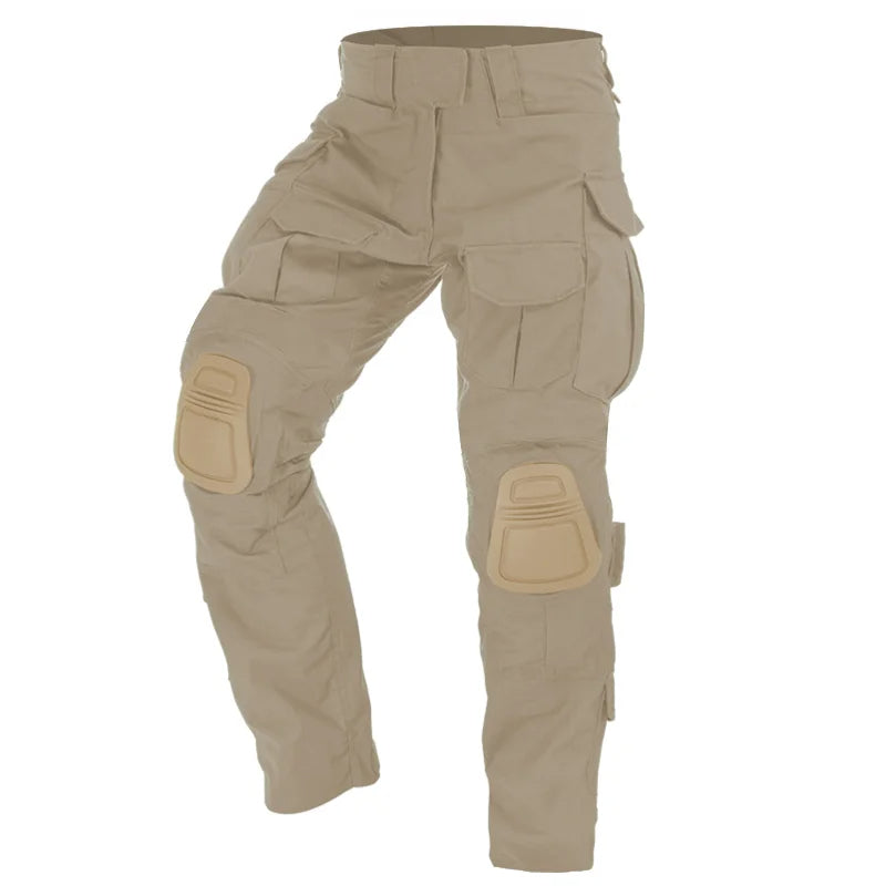 Pantalon cargo tactique avec protège-genoux pour l'extérieur et le travail