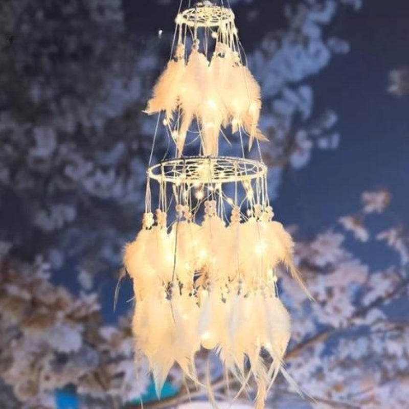 LumiCatch - Attrape-rêves lumineux à LED pour des nuits magiques