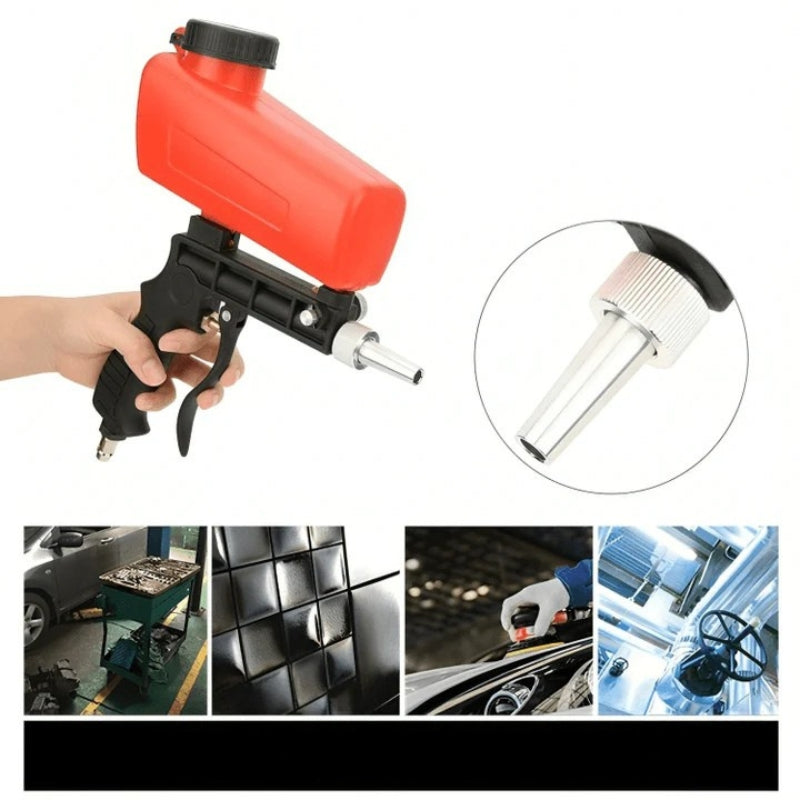 RustFjerner Pro – Pistolet à sable portable avec buse réglable