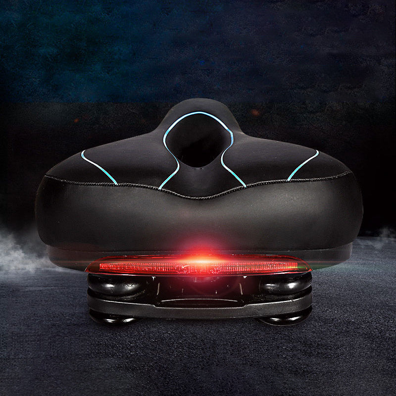 RideComfort - Selle de vélo avec feu arrière souple