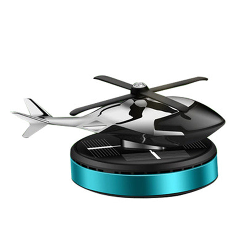 AeroBreeze - Désodorisant d'air de voiture hélicoptère à énergie solaire