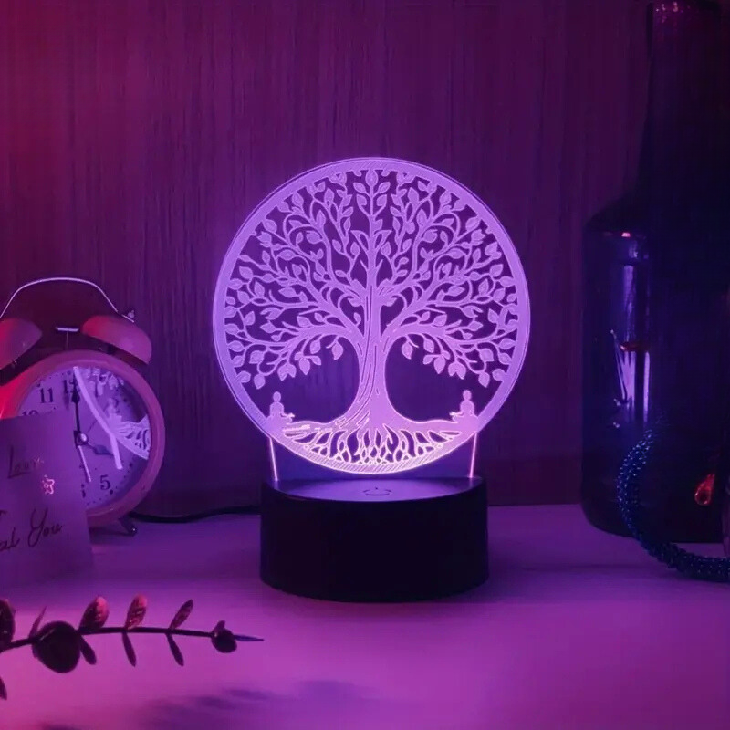 DreamGlow - Lampe LED 3D pour un éclairage élégant dans la chambre à coucher