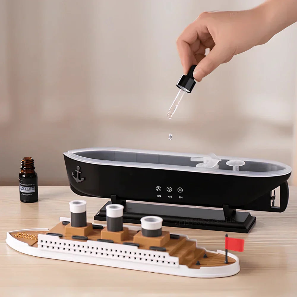 Lampe de navire LED Titanisk avec télécommande et plafond