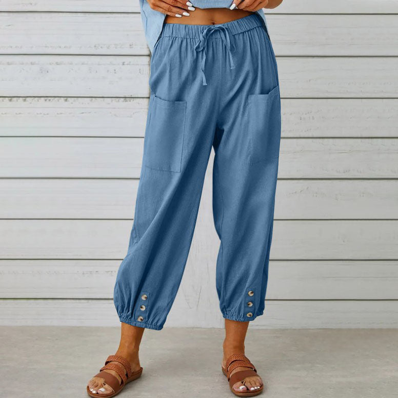 Martha- Pantalon à jambes larges