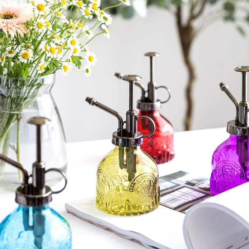 BloomMist- Bouteille de Spray en Verre Vintage