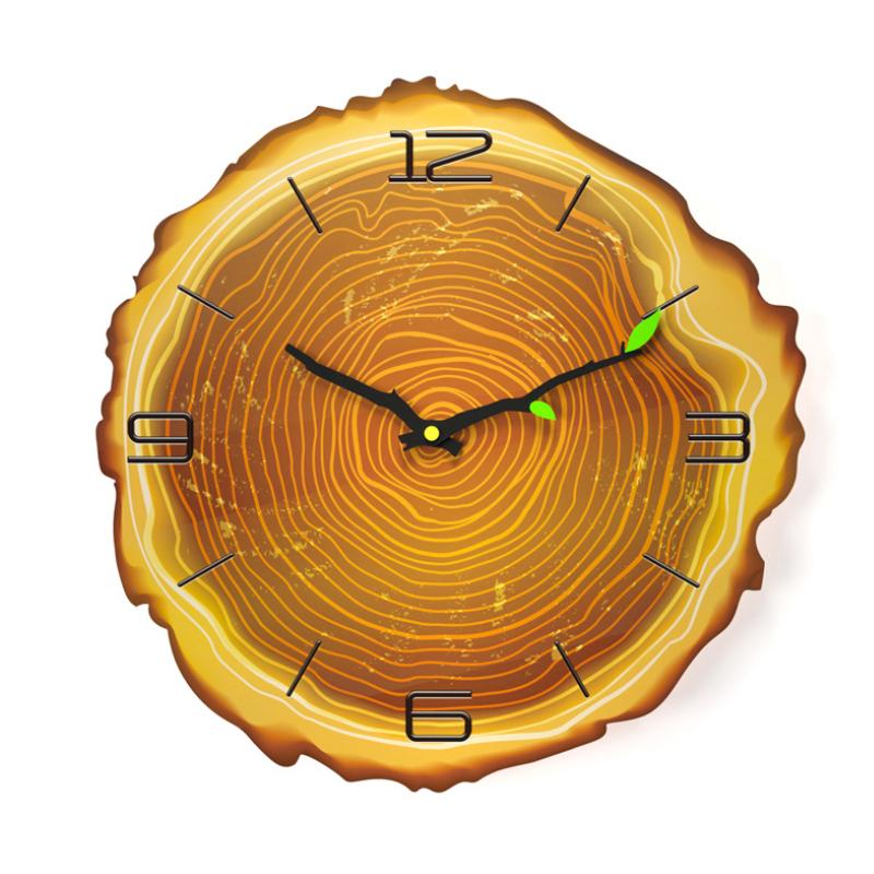 TimberTid Horloge en Bois - Élégance Intemporelle pour Votre Maison