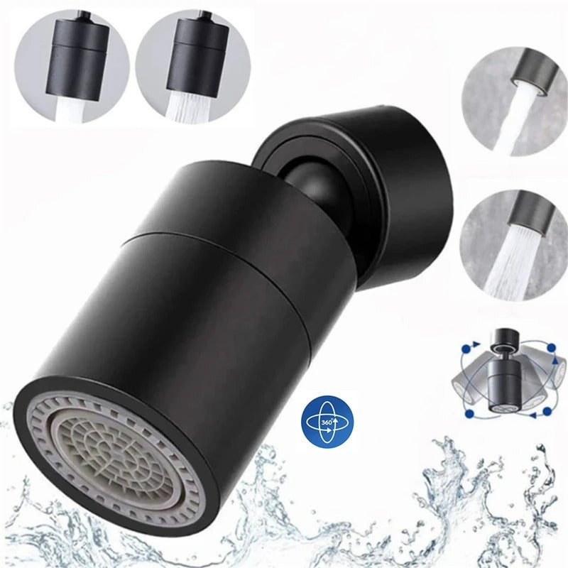 Tête de robinet rotative AquaTwist 360° – débit d'eau réglable