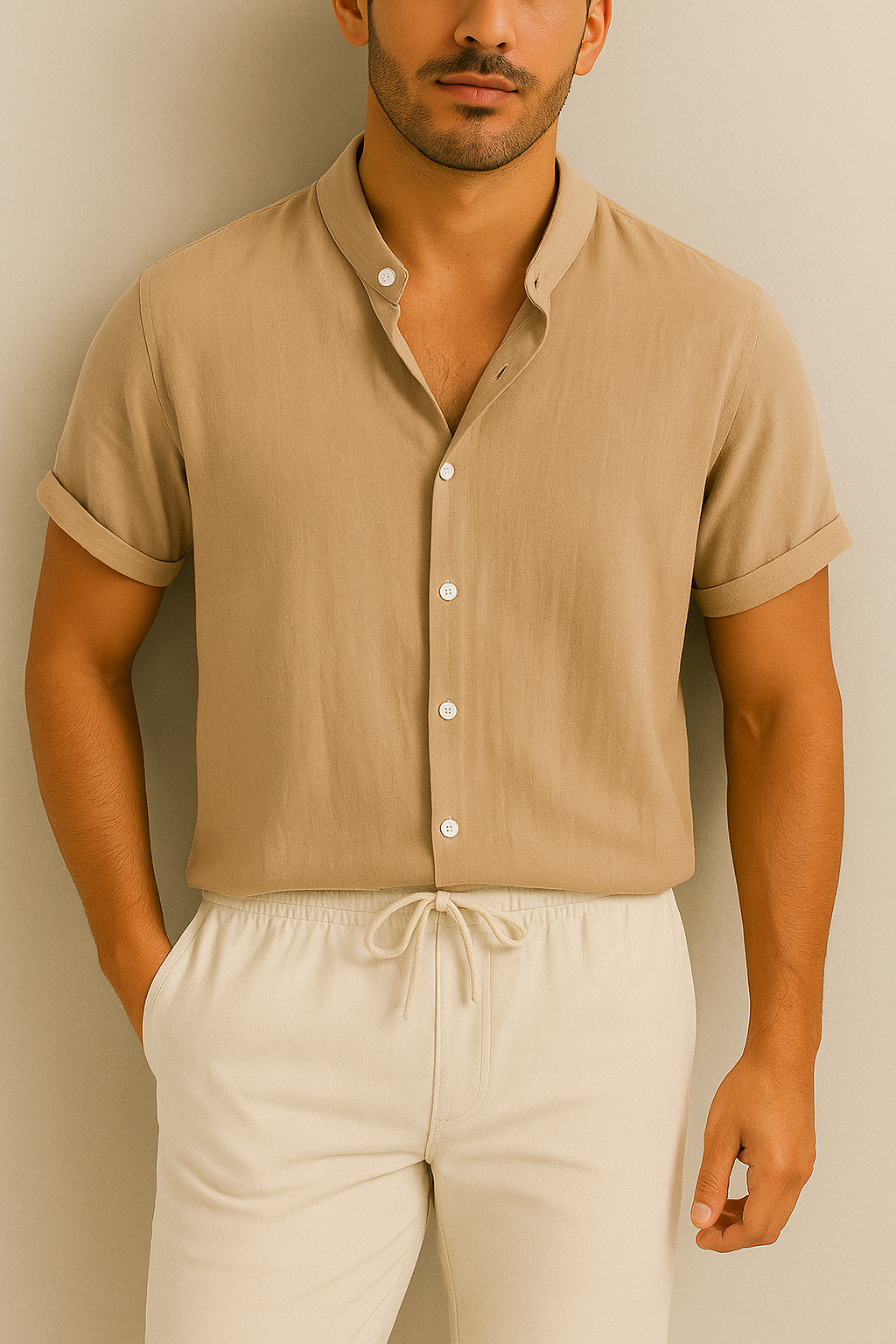 Troy – Jupe d'été et ensemble pantalon en lin pour hommes - Chic d'été