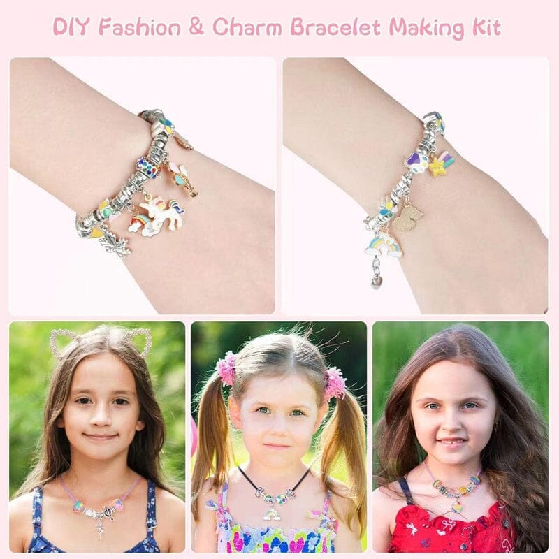 Trousse de bracelet à perles DIY pour filles