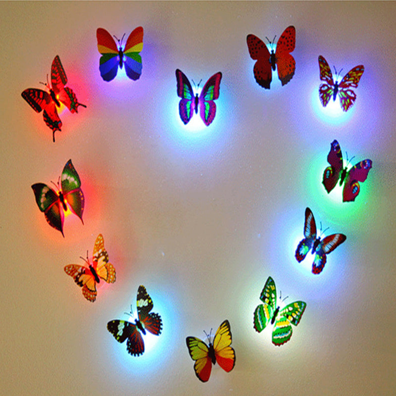 LumiWings - 3D LED papillons colorés veilleuse