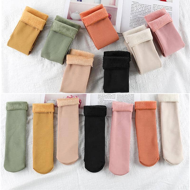 SnuggleFleece - Chaussettes en polaire pour femmes