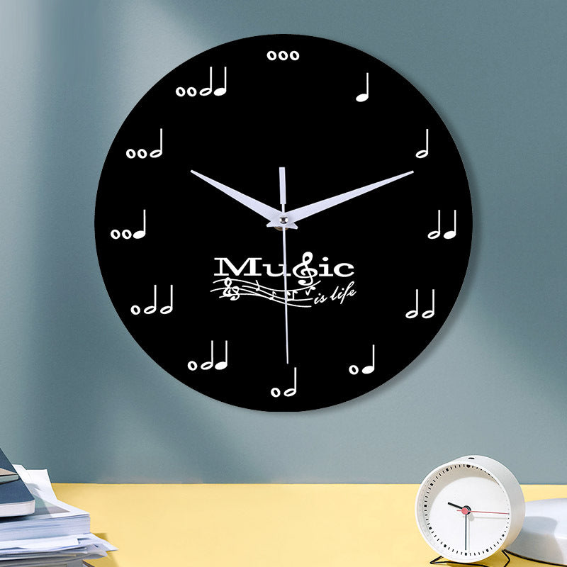 SymphonyStyle - Horloge murale en notes de musique