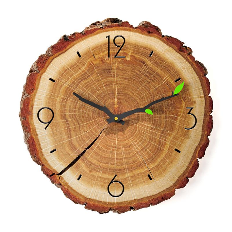 TimberTid Horloge en Bois - Élégance Intemporelle pour Votre Maison