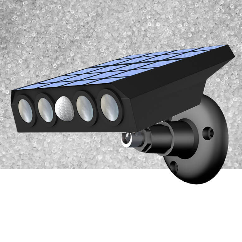 LumaBeam lampe murale extérieure à 5 LED - Lampe de sécurité avec détecteur de mouvement