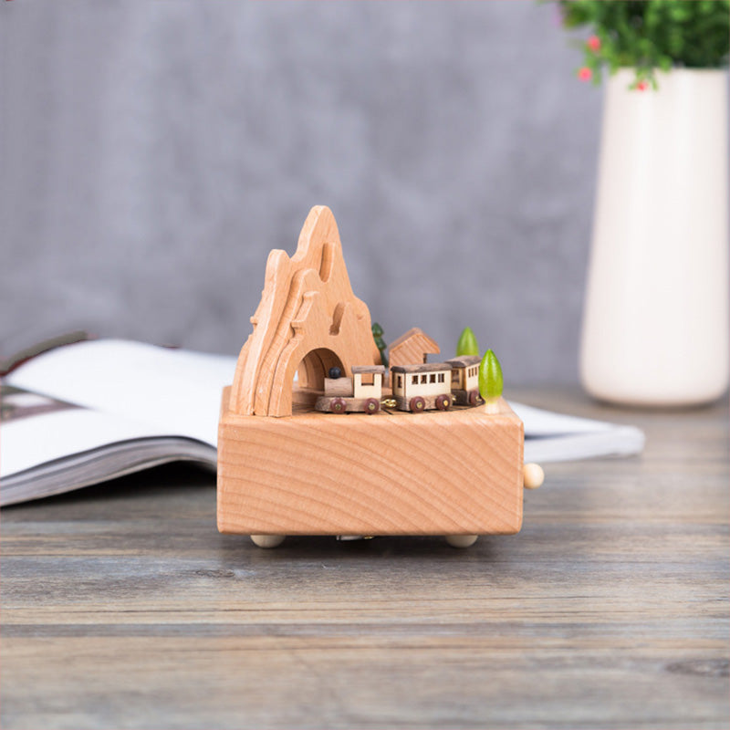 HolzLuxe Décoration en Bois Naturel pour Intérieur Moderne