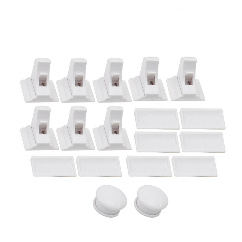 GuardPoint Snap - Système de verrouillage invisible pour placards et tiroirs – Sans perçage, puissance magnétique