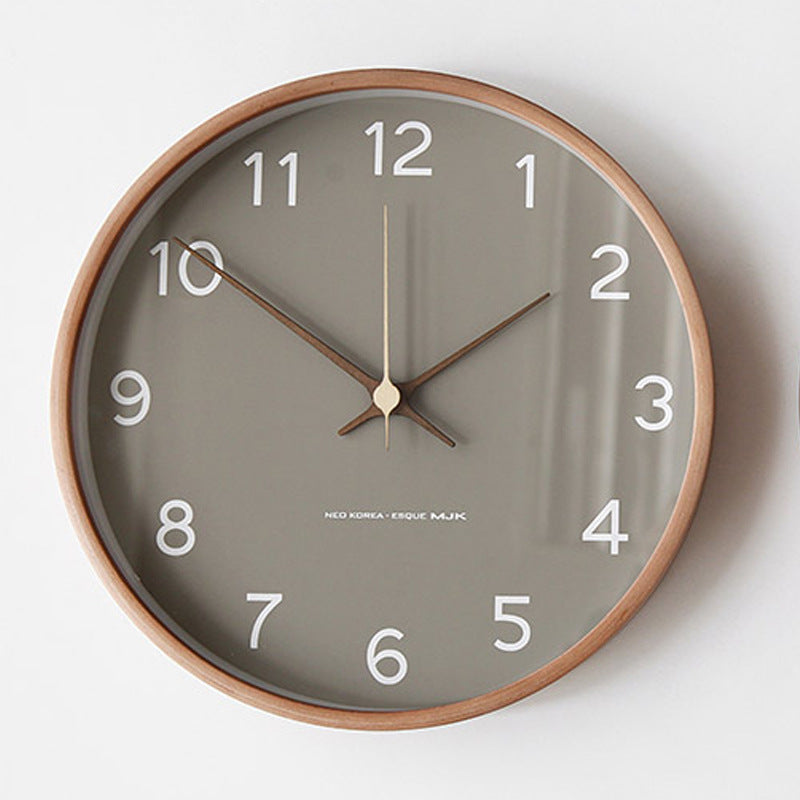 TimberClassic Élégant Horloge Murale en Bois – Touche Classique et Moderne