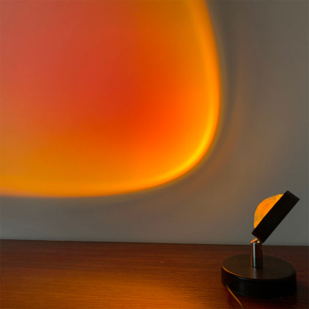 AmberGlow - Lampe de table inspirée du rétro