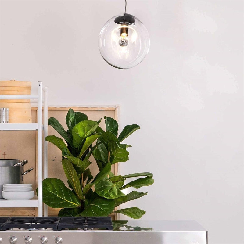 Dråbelux Élégante Lampe Pendante en Verre – Éclairage de Plafond Stylé avec Lumière Douce