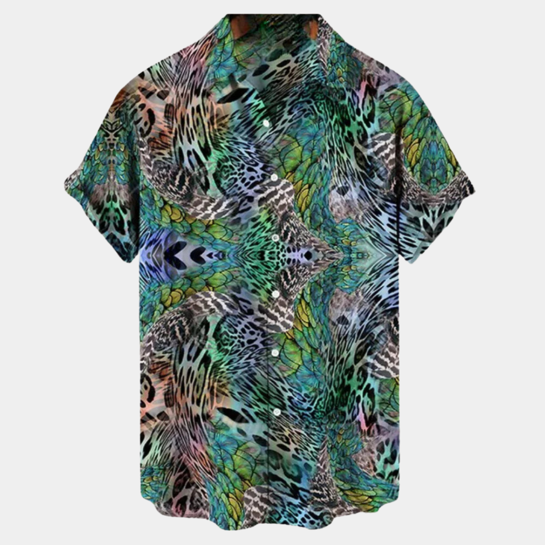 Emil Chemise à Manches Courtes – Chemise Élégante avec Boutonnage