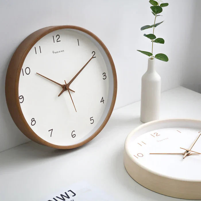 NordWood - Horloge murale silencieuse