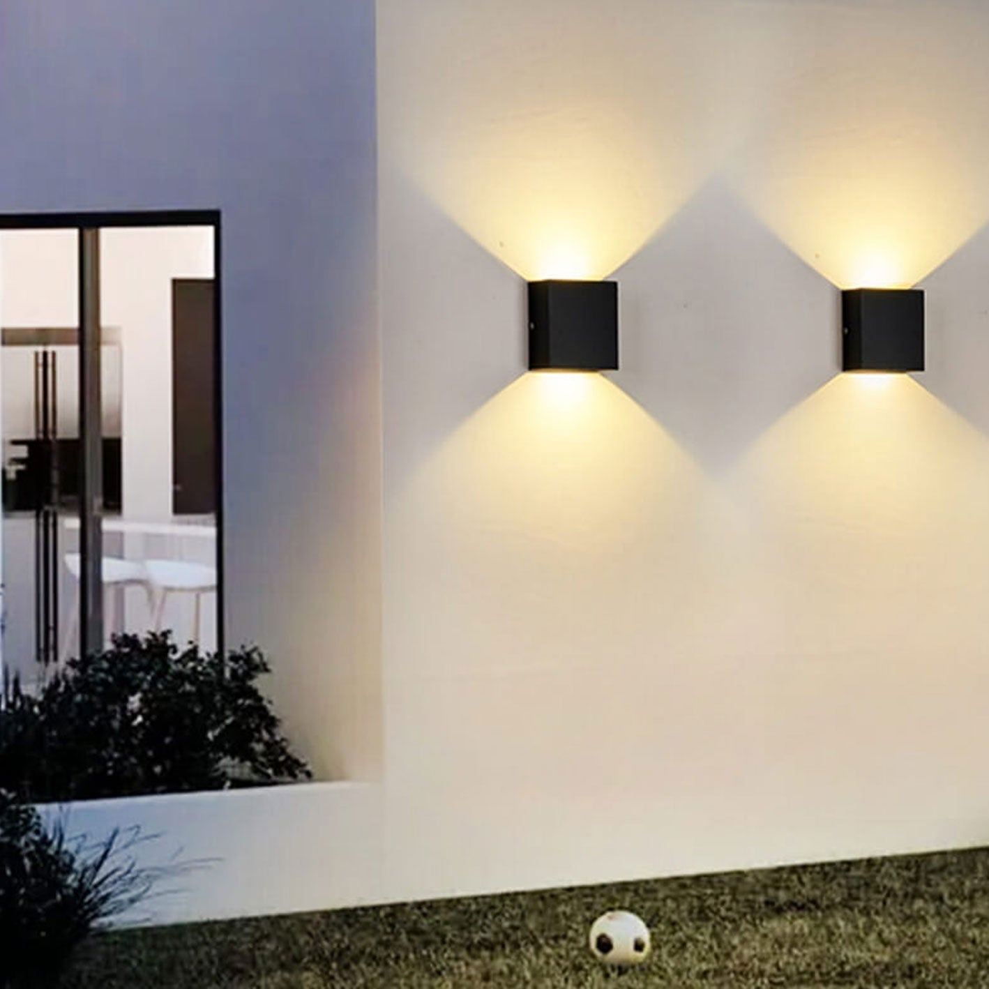 LumiGuard lampe murale LED avec capteur de mouvement – Éclairage extérieur moderne