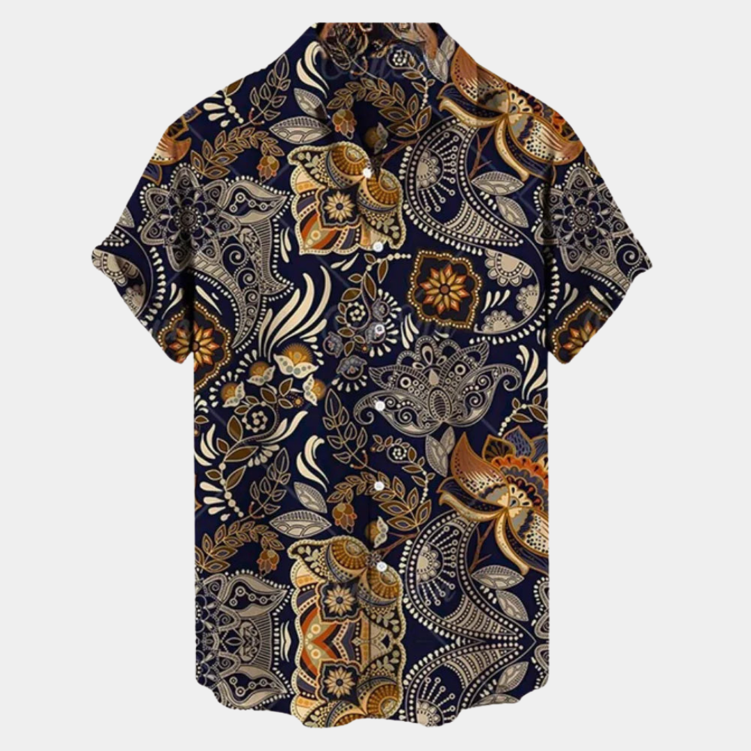 Emil Chemise à Manches Courtes – Chemise Élégante avec Boutonnage