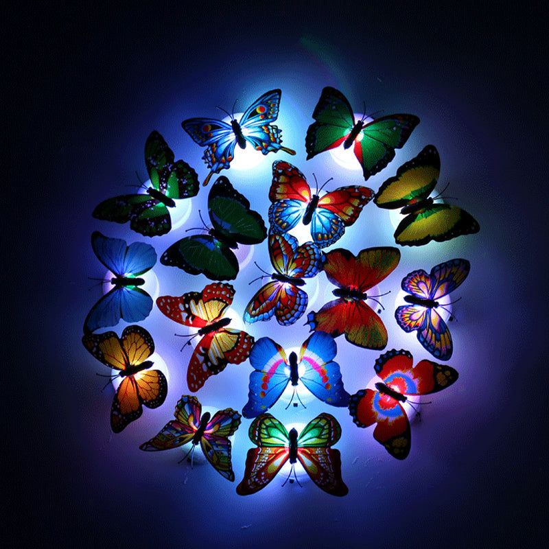 LumiWings - 3D LED papillons colorés veilleuse