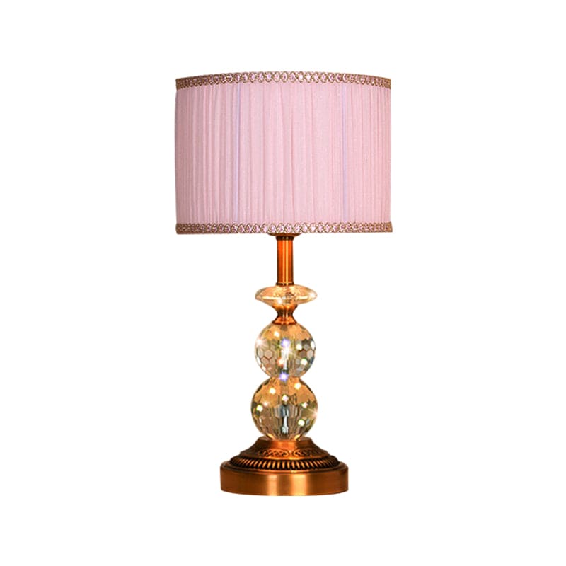 LumiCrystal – Lampe de table élégante avec boules de cristal à facettes