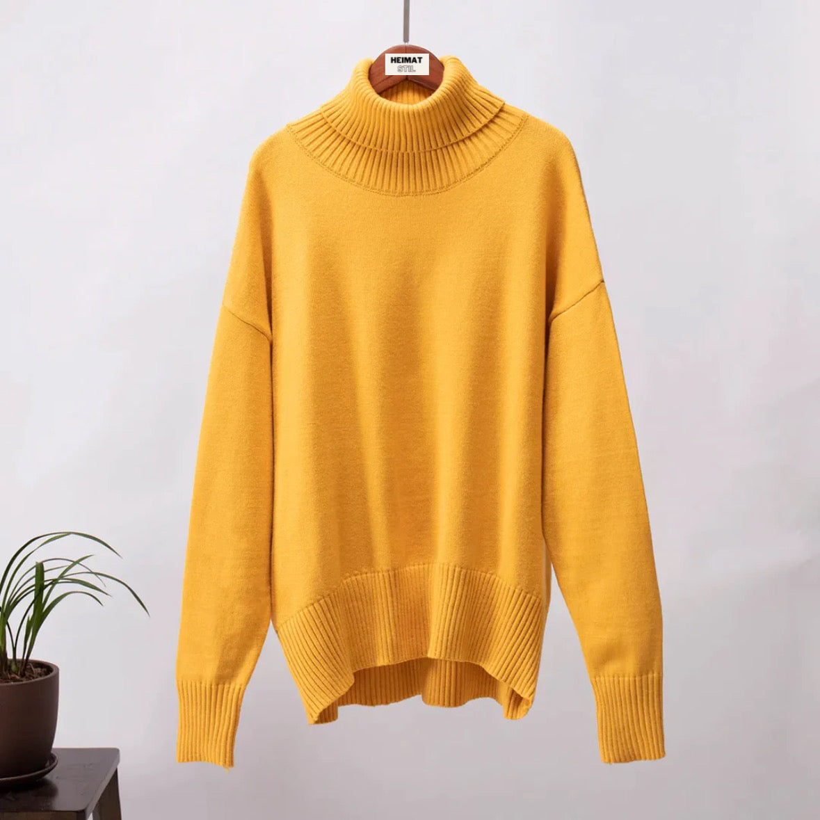 Sweater Turtleneck Doux et Confortable pour Femmes