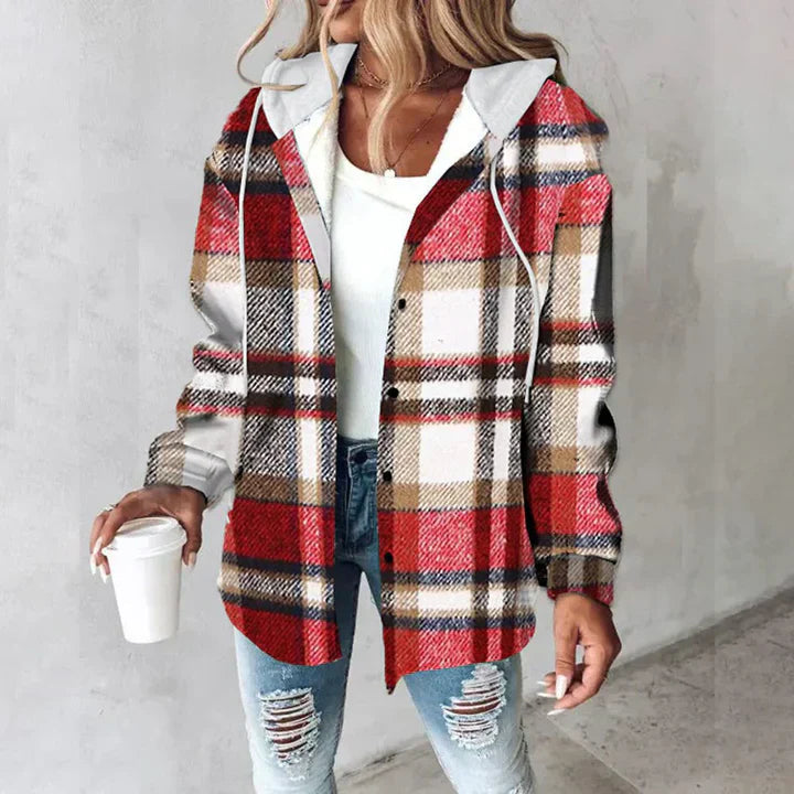 Veste à carreaux Freja – Look classique et moderne