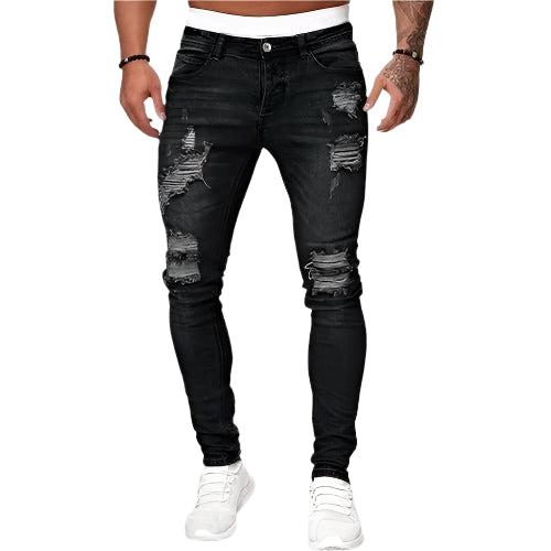Patrick - Jeans skinny nécessaires pour hommes avec bord robuste